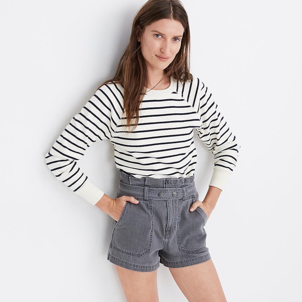 Madewell Denim Snap-Belt Paperback Short Size 25